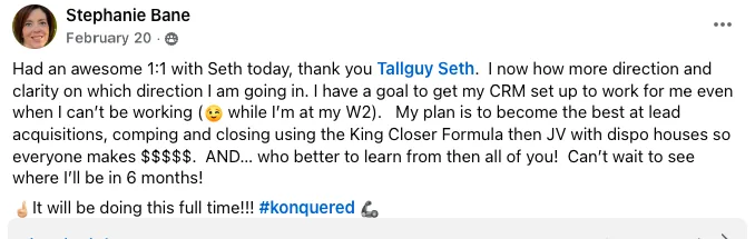 Testimonial from Stephanie Bane